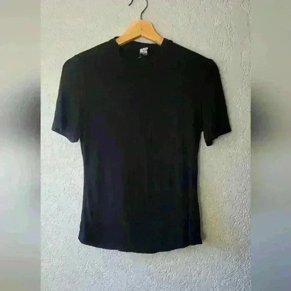 YesStyle Tops - Mock Neck Basic Top